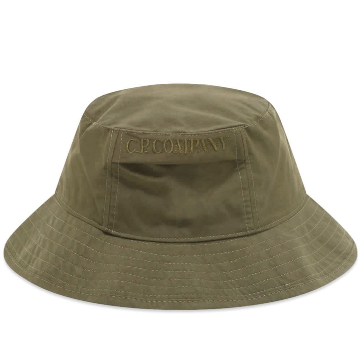 Photo: C.P. Company Nylon Bucket Hat in Stone Grey