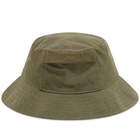 C.P. Company Nylon Bucket Hat in Stone Grey