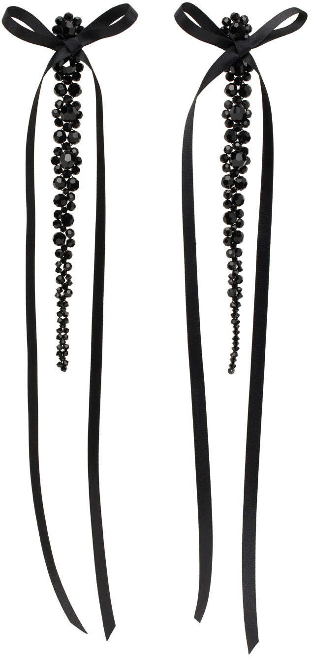 SIMONE ROCHA Bow Ribbon Drip ピアス Slim Bow Ribbon Drip Earrings – Simone Rocha US
