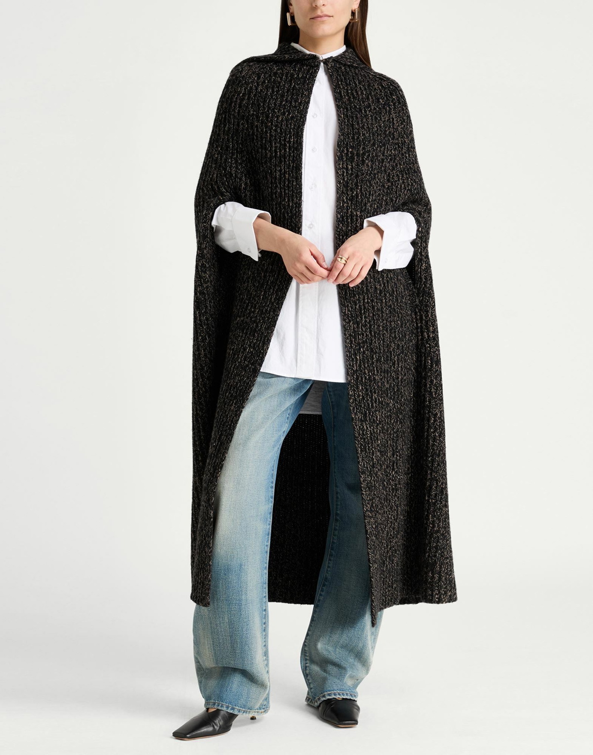 Max Mara Womens Cape in Black