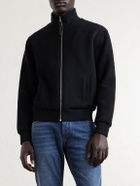 Givenchy - Cotton-Blend Zip-Up Sweatshirt - Black