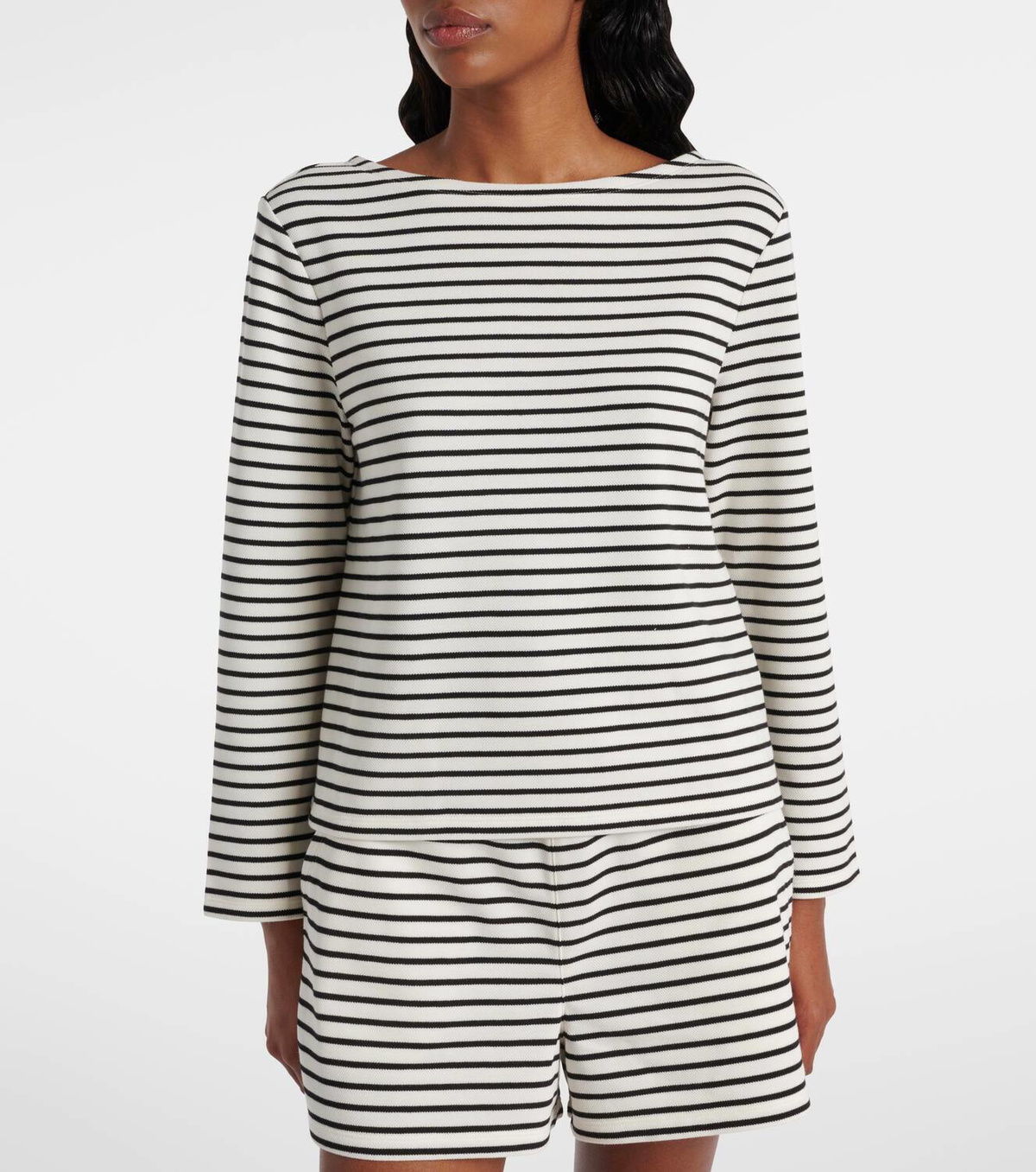 Veronica Beard Hovey striped top