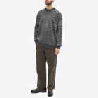 Versace Men's Medusa Intarsia Crew Knit in Grey/Black