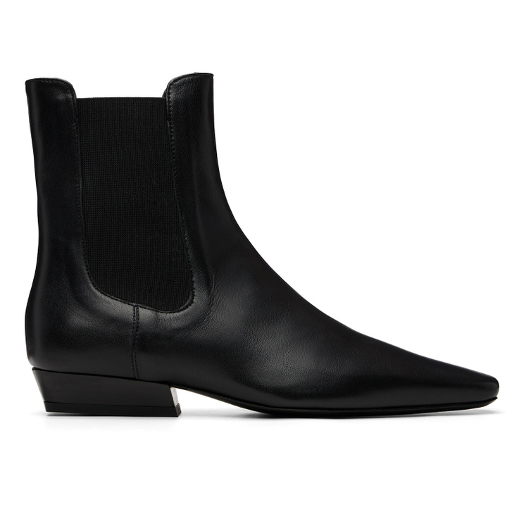 Photo: Staud Black Wally Chelsea Boots