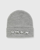 Fucking Awesome Stamp Cuff Beanie Grey - Mens - Beanies