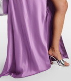 The Sei Asymmetric silk gown