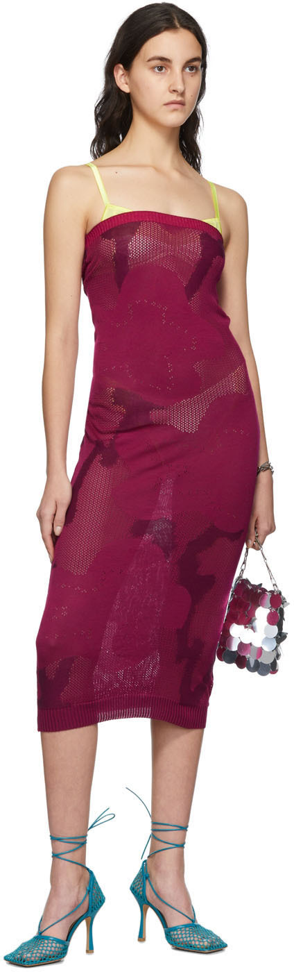 Katya Zelentsova SSENSE Exclusive Knit Pink Dress