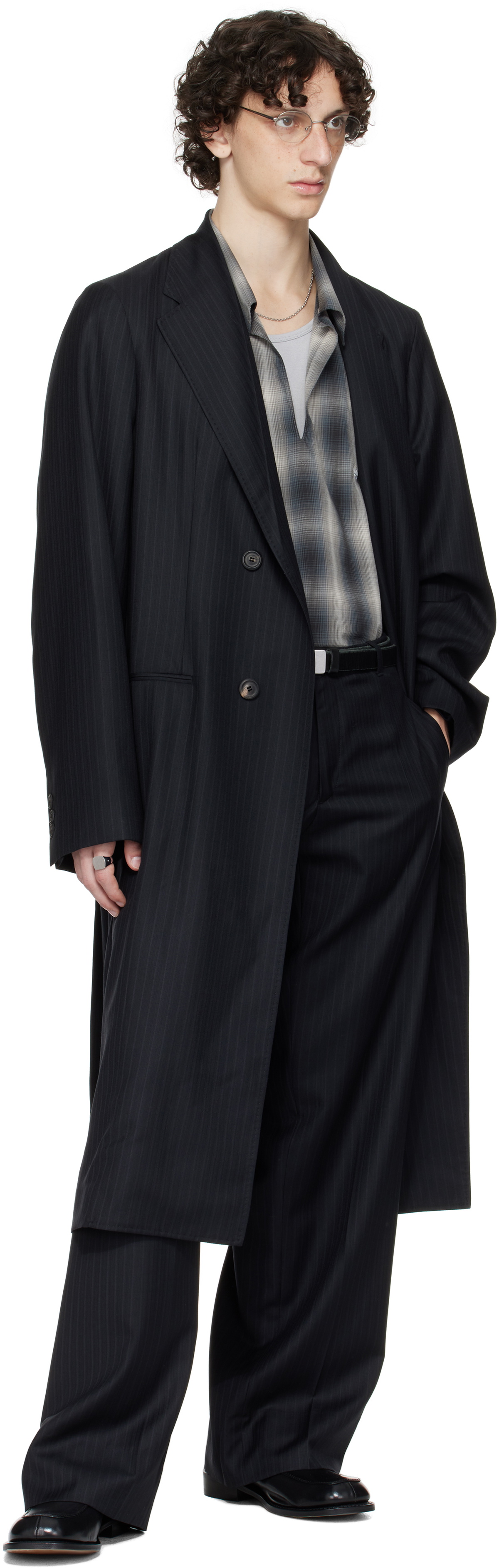 our legacy emporio armani コート　48 Our Legacy - Polare Coat Carbone Herringbone