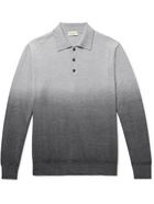 Altea - Dégradé Virgin Wool Polo Shirt - Gray