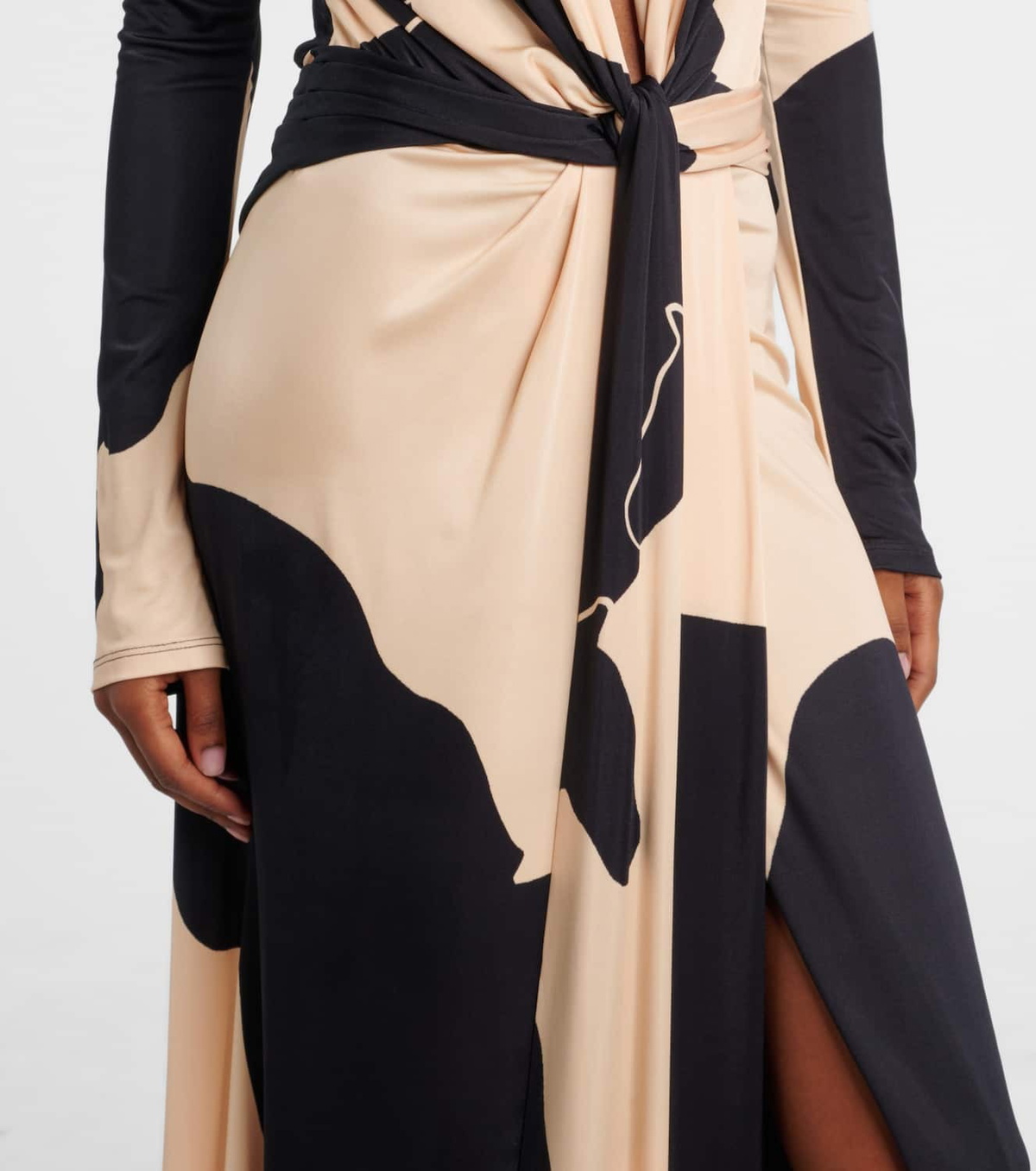 Johanna Ortiz Knotted printed maxi dress Johanna Ortiz