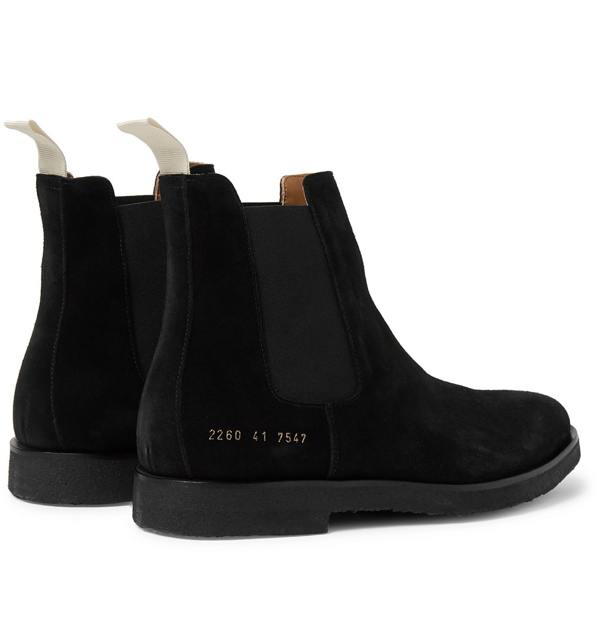 Bemærk beviser Hysterisk Common Projects - Suede Chelsea Boots - Black Common Projects