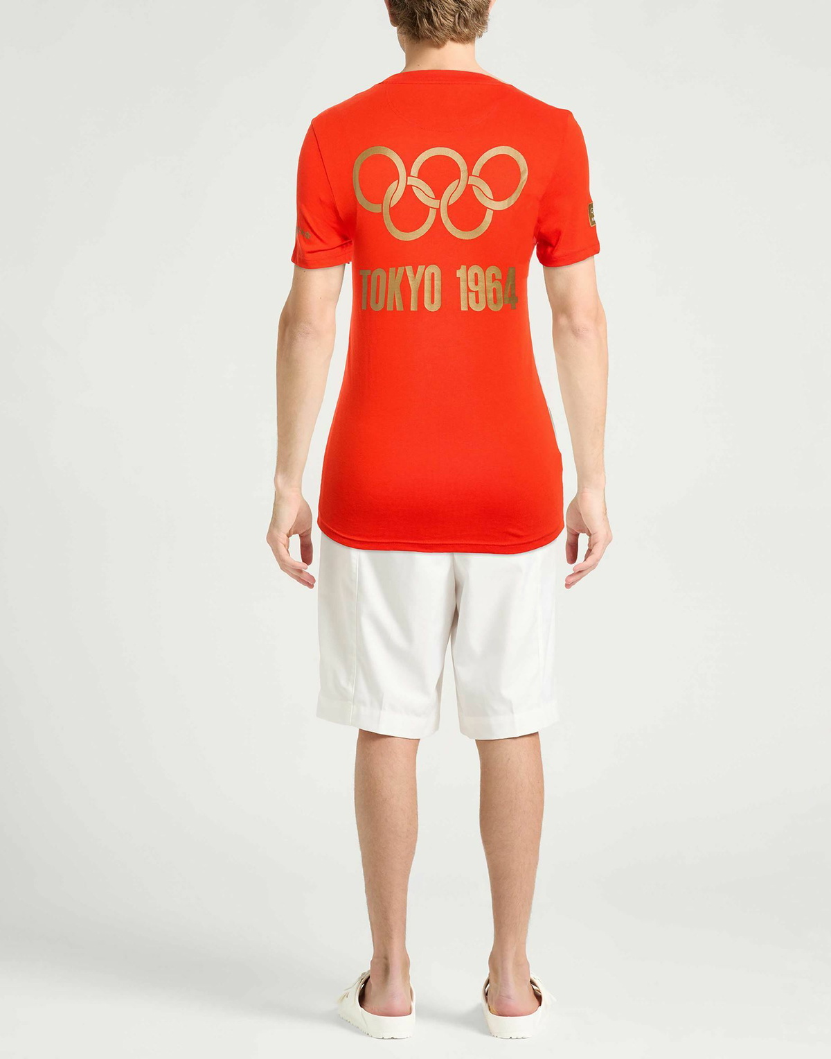 Lacoste Mens T-shirt in Tomato red