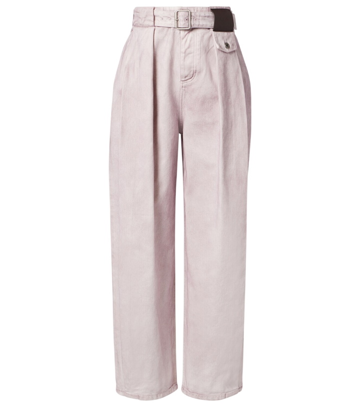 Photo: Loewe Belted wide-leg jeans