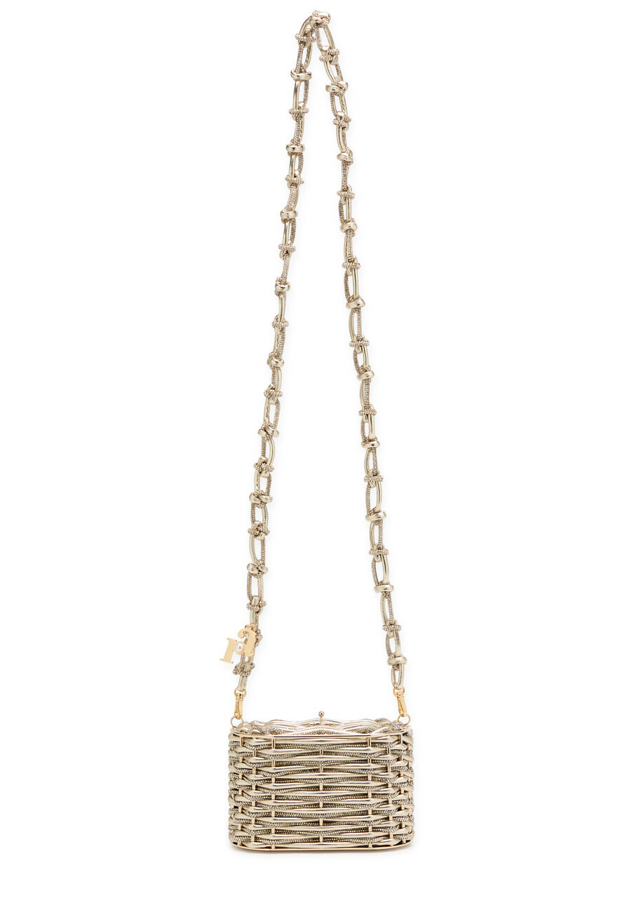 Rosantica Vertigo Shell Mini Metal Cross-body bag - Gold - One Size