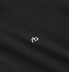 rag & bone - Slim-Fit Logo-Embroidered Cotton-Jersey Polo Shirt - Black