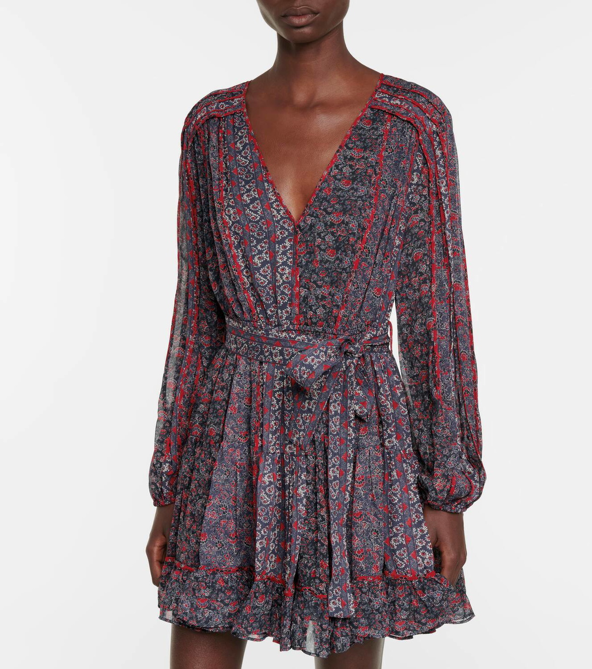 Ulla Johnson Eleni floral silk minidress
