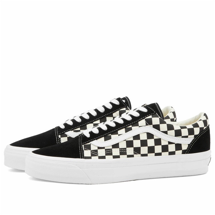 Photo: Vans Men's Old Skool 36 Sneakers in Lx Checkerboard Black/Off White