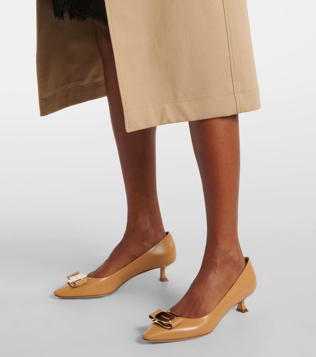 Ferragamo Zelma 40 leather pumps Salvatore Ferragamo