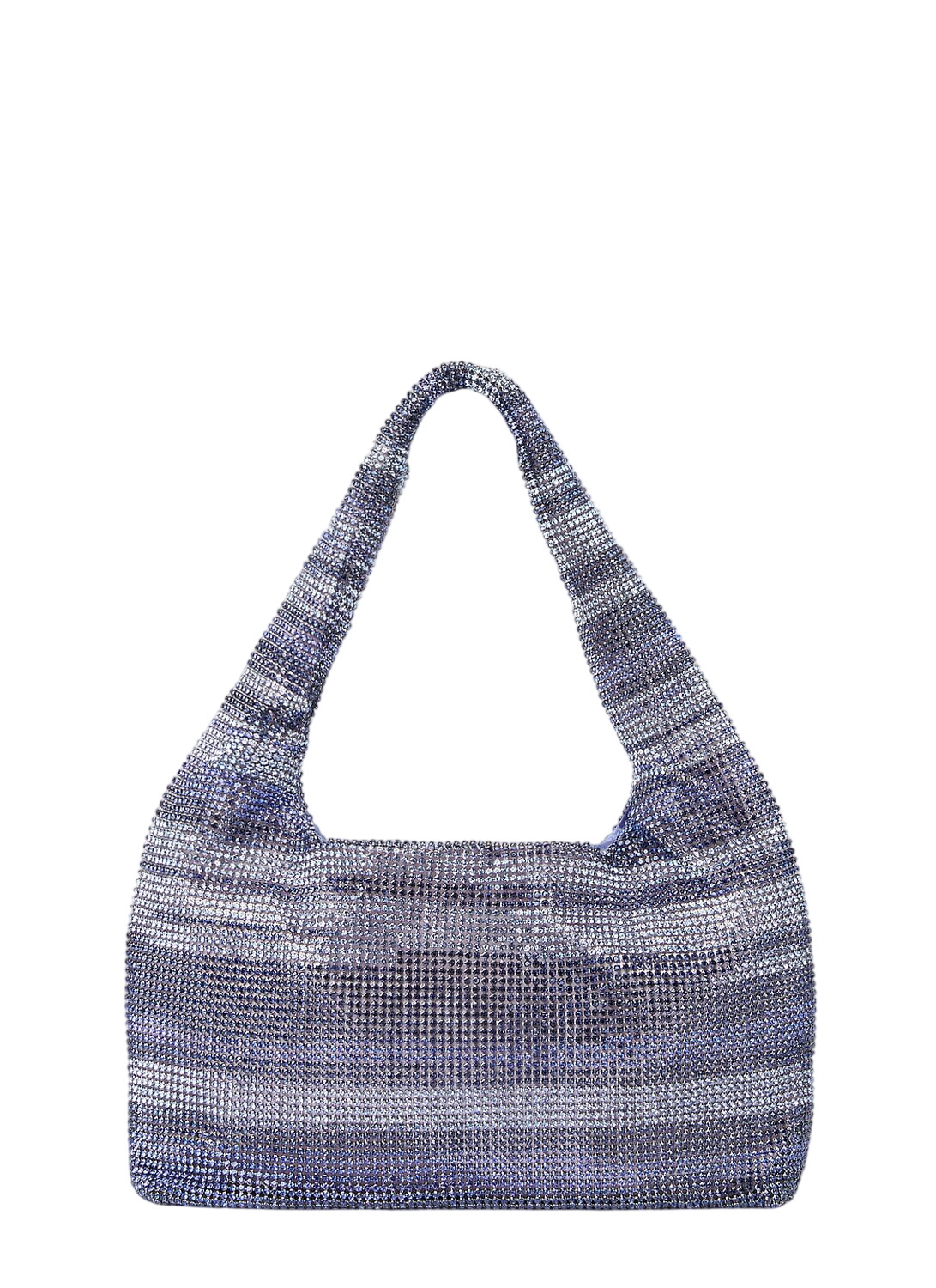 KARA Silver Swirl Armpit Bag Kara
