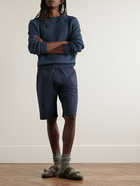 Inis Meáin - Breac Linen Sweater - Blue