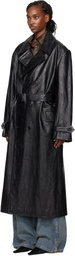 LU'U DAN Black Jiman Leather Coat