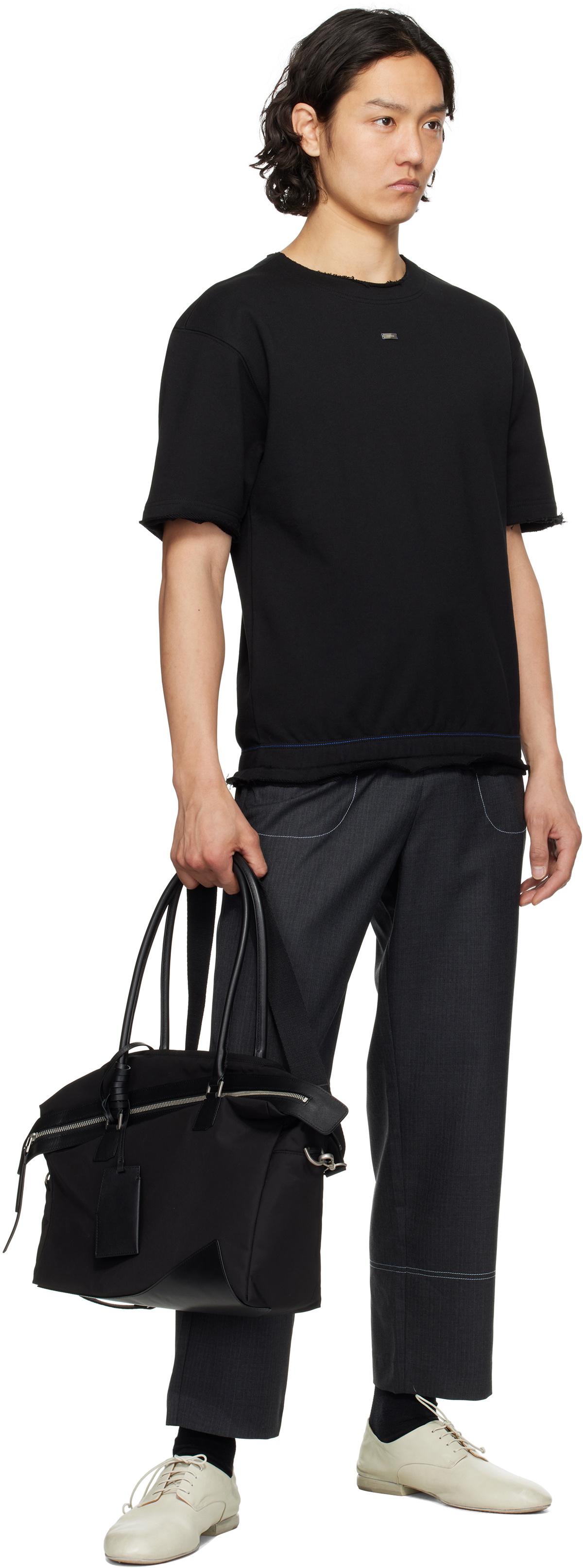 ADER error Black Half Sleeve Product. 36 Sweatshirt