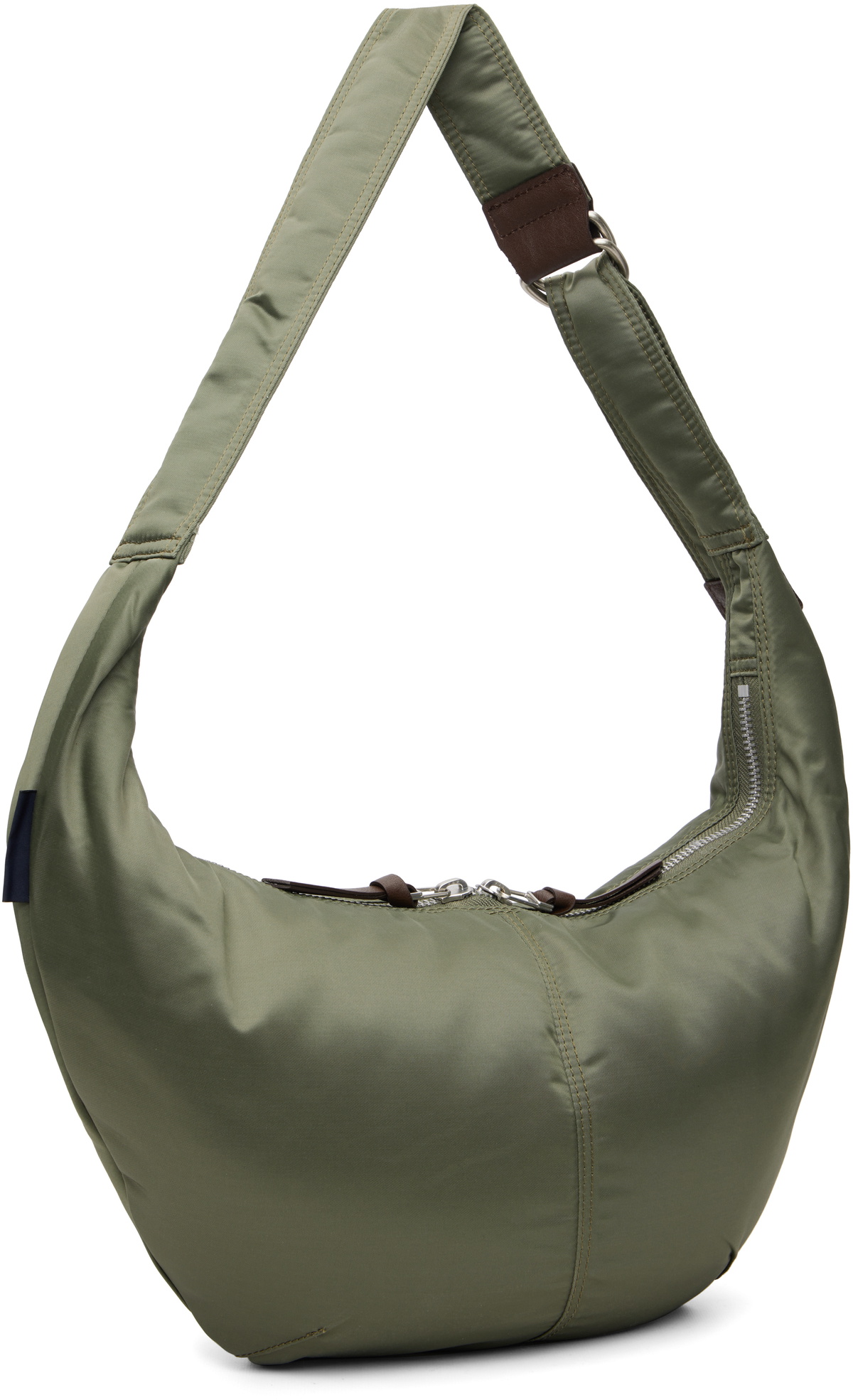 Comme des Garçons Homme Khaki Cotton Nylon Double Tweel Bag Comme