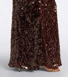 Christopher Esber Opaline sequined bustier gown