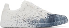 Maison Margiela White Paint Drop Replica Sneakers