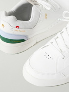 ON - Roger Federer The Roger Centre Court Faux Suede-Trimmed Vegan Leather and Mesh Tennis Sneakers - White