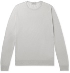 John Smedley - Hatfield Slim-Fit Sea Island Cotton Sweater - Gray