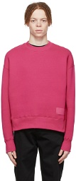 AMI Alexandre Mattiussi Pink Organic Cotton Sweatshirt