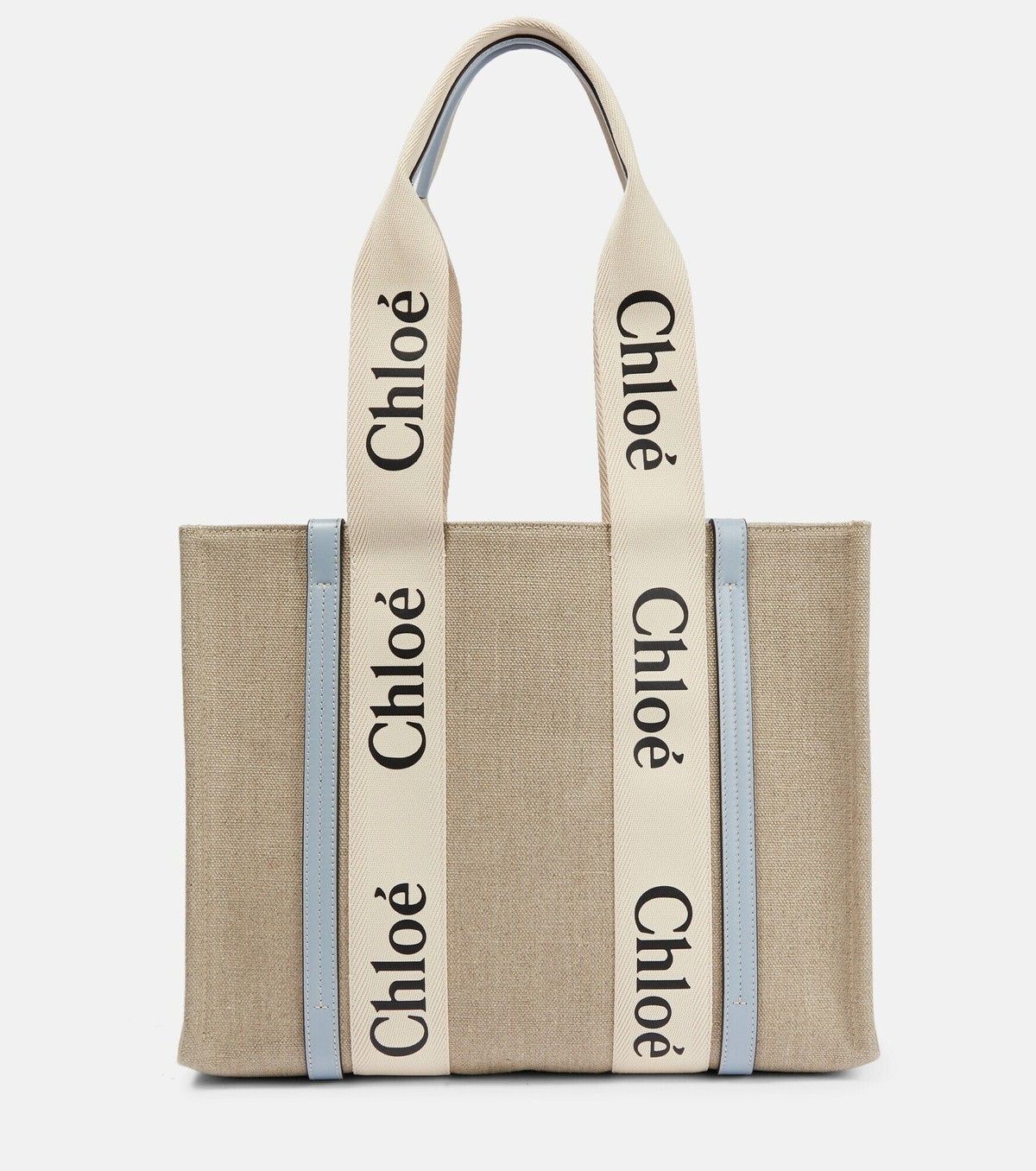 Chloe - Woody Medium canvas tote bag Chloe