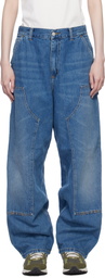 Carhartt Work In Progress Blue Brandon Double Knee Jeans