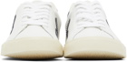 Veja White & Khaki Campo Sneakers