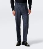 Zegna Wool flannel straight pants