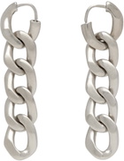 Maison Margiela Silver Gourmette Collection Earrings