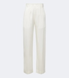 Victoria Beckham Satin wide-leg pants