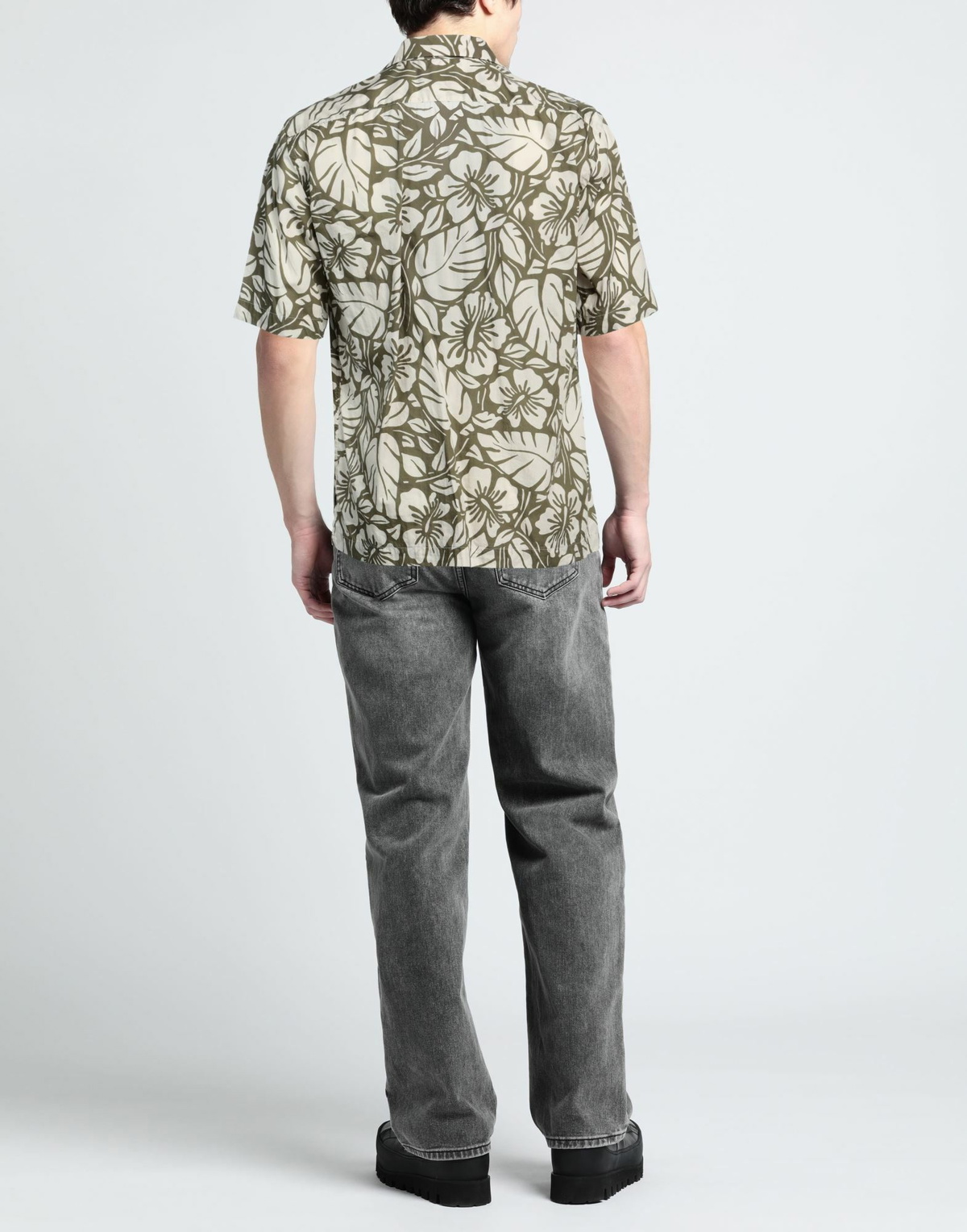 Lardini Mens Shirt Military in Green