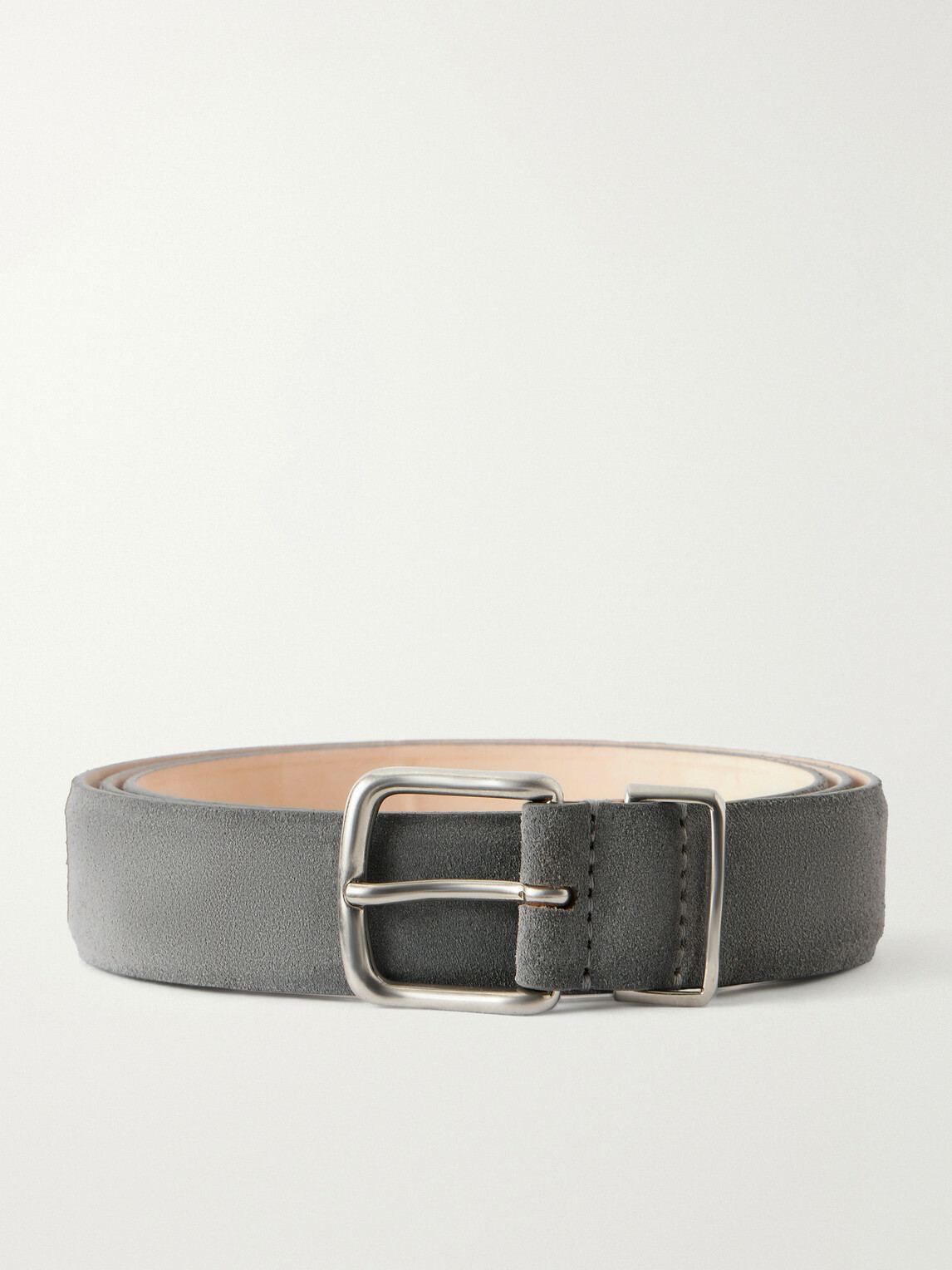 Déhanche - Jorre 2.5cm Suede Belt - Gray