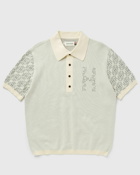 Honor The Gift Knit H Pattern Polo Beige - Mens - Polos