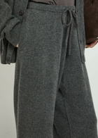 Extreme Cashmere N°462 Slouch Cashmere-blend Trousers - Dark Grey - One Size