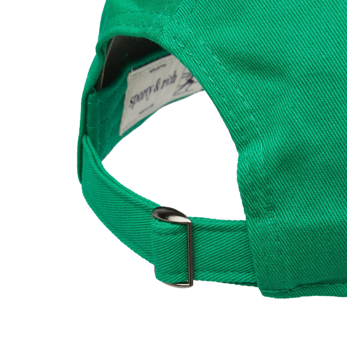 Sporty & Rich Men's 1800 Health Embroidered Cap in Verde