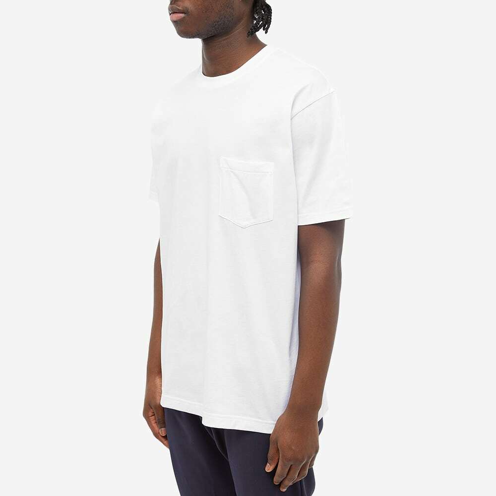 Sunspel Men's Riviera Pocket Crew Neck T-Shirt in White