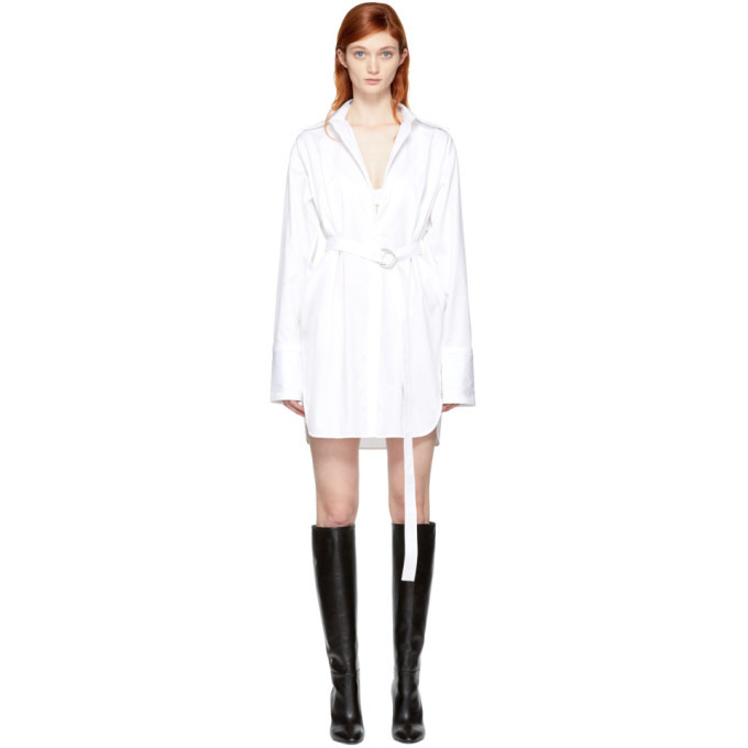 Helmut lang white sales shirt dress