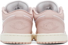 Nike Jordan Pink & White Air Jordan 1 Low Sneakers