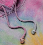 Needles - Oversized Tie-Dyed Fleece-Back Cotton-Jersey Hoodie - Purple