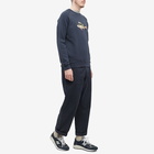 Foret Men's Bait Embroidered Crew Sweat in Navy