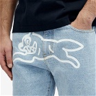 ICECREAM Men's Running Dog Denim Jeans in Heavy Wash Blue