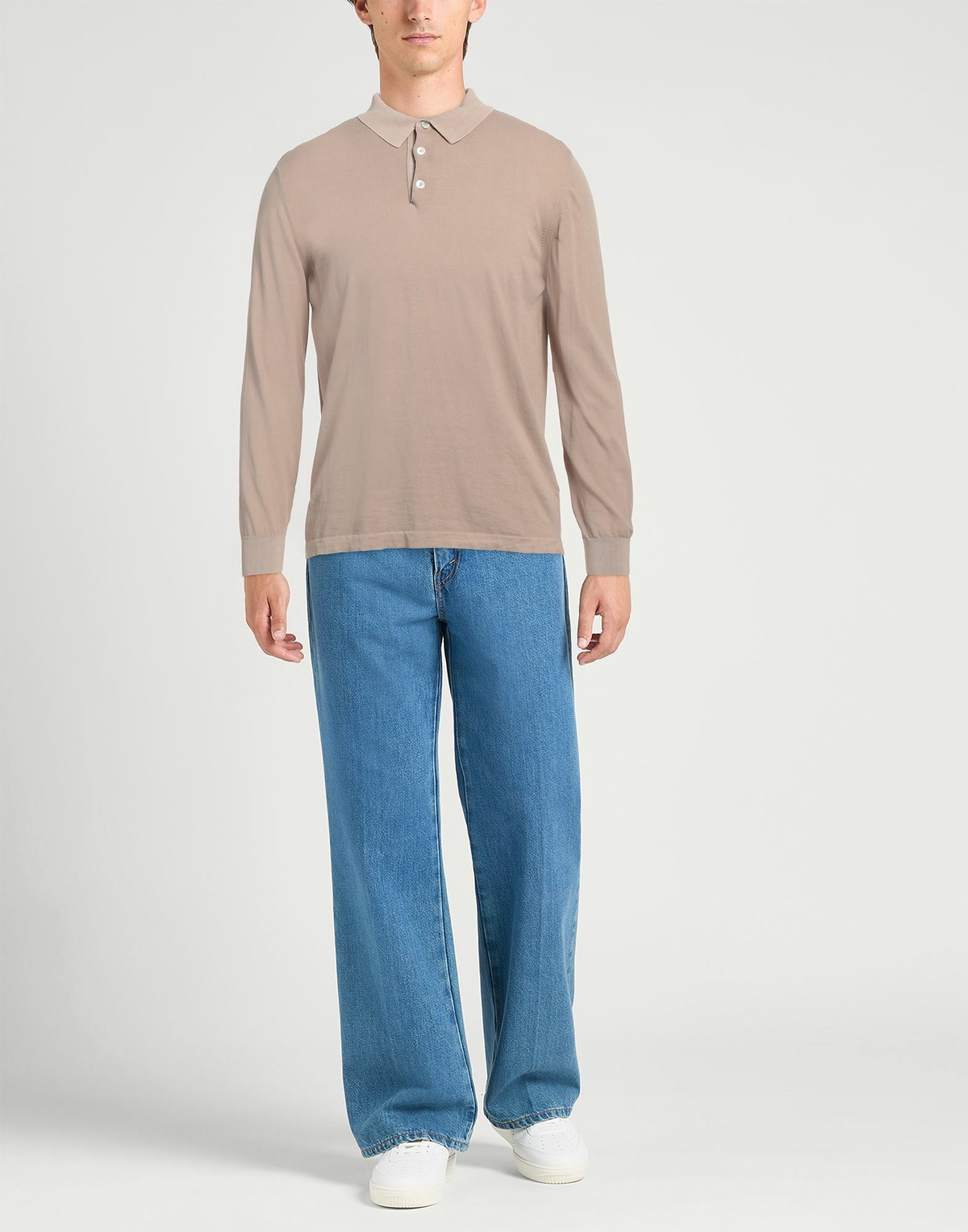 Eleventy Mens Polo shirt Sand